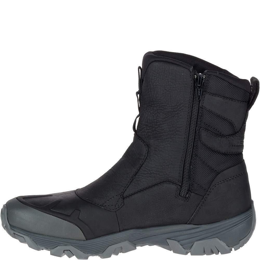 MERRELL MEN'S COLDPACK ICE+ 8" ZIP POLAR WATERPROOF SNOW BOOT, BLACK, 11 M US - Picture 6 of 6